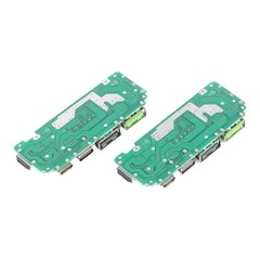 2PCS Lithium Battery Charging Circuit Board Dual USB 5V 24A Digital Display
