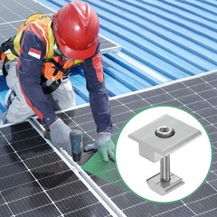 6pcs 35mm aluminum solar panel mounting clamps for whites