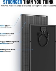 Lightweight 100W N-Type Solar Panel – 25% Efficiency for Camping and Marine Use