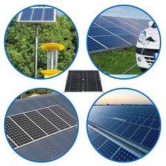 100A 12V Solar Panel Kit Monocrystalline Charger for Car RV Boat Marine Battery