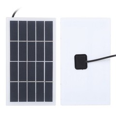 2W 5V Polysilicon Solar Power Battery Panel with DC Interface Charging