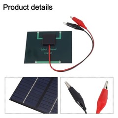 Portable and Waterproof 1 5W 12V Solar Panel Power Your Outdoor Activities