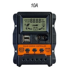 Solar Panel Charge Controller with Dual USB Output for 12V 24V Systems