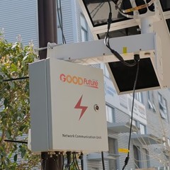 Communication Network Control Unit for Solar Tracking Control System wind load