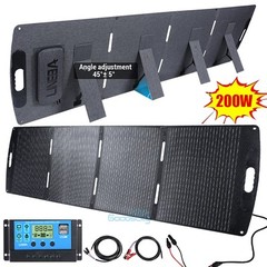 Portable Monocrystalline Solar Panel 200W 100W Foldable ETFE Solar Charger kit