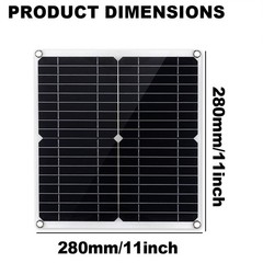 1200W Solar Panel Combo – 4 x 300W + 100A Controller + Y-Cable + Suction Cups