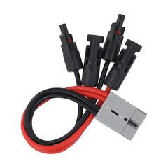 Solar Panel Extension Cable 10AWG 50A for Anderson Connector to Solar Connector
