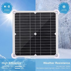 200W Solar Panel Kit 100A 12V Battery Charger w/ Controller Caravan Boat Outdoor