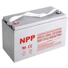 NPD12-100Ah 12V 100Ah Deep Cycle Battery For Wheelchair Mobility& Solar System