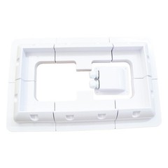 Top Roof Solar Panel Mounting Fixing Bracket Kit Wire Box ABS Supporting Holder