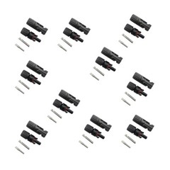 10 pair Solar Panel Photovoltaic Connectors Solar Cable Connectors 1000V 30A