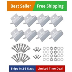 8 Units Solar Panel Mounting z Bracket, Supporting for RV, Roof, Boat, Off Gr…