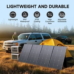 ALLPOWERS 400W 600W Foldable Solar Panel Kit Charger For Generator Power Station