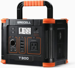 Portable Power Station 300W (Peak 600W), 288Wh Solar Generator with 60W USB-C P