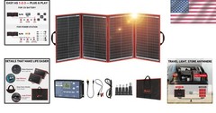 200W Portable Foldable Solar Panel Kit with Charge