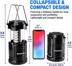 LED Camping Lantern, Emergency Lanterns for Power Outages & Hurricane Preparedne