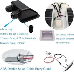 Panel Mounting Brackets ABS Corner Bracket Kit 7PCS, Drill-Free Widely Used on R