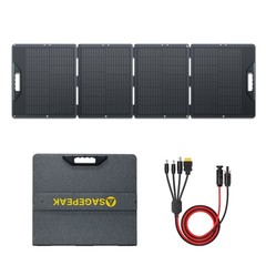 200W Portable Solar Panel ETFE Foldable Solar Charger for Power Station Charging