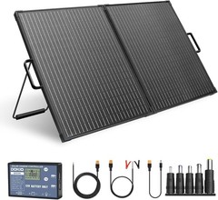 Effortless Charging: 18V 100W Monocrystalline Solar Panel for Outdoor Adventures