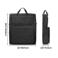 Solar Panel Bag Double Layer Travel Carrying Case For Camping/RV
