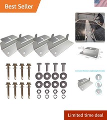 Corrosion-Free Aluminum Z Brackets for Secure Solar Panel Installation – 4 Pack