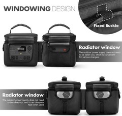 Compact Protective Power Station Bag Compatible with ECOFLOW RIVER 2 Pro – 11.4″