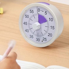 Manual Kitchen and Study Timer with Visible Count Down Display, LED Flashing