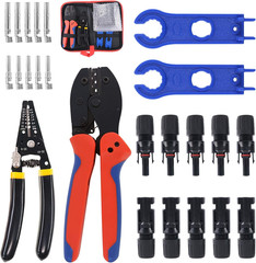 Solar Crimping Tools Includes Solar Panel Connectors, Solar Cable Connectors, Sp