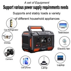 300W Portable Power Station 78000mAh /3.7V / 288Wh (Solar Panel Optional)