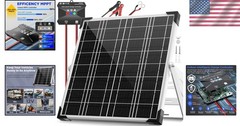 Efficient 12V Solar Battery Charger Kit – 20W Trickle Charger for All Vehicles