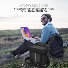 Compact Protective Power Station Bag Compatible with ECOFLOW RIVER 2 Pro – 11.4″