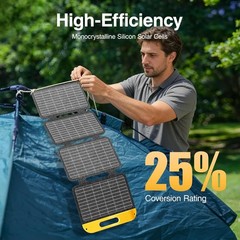 VTOMAN VS40 Portable Solar Panel 40W 13.9V, 25% High Efficiency Foldable Solar