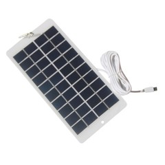 Portable Solar Panel 4.5W 5V with USB C Safe Charge Stabilize Battery Charger