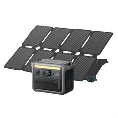 C1000 Portable Power, 1800W (Peak 2400W) Solar Generator, Full Charge in 58 Min
