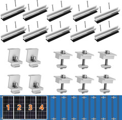 Solar Panel Mounting Brackets for Roof, Aluminum Solar Rails | Solar Panel Mount