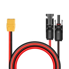 10 AWG XT90 Female to Solar Connector Cable for RC Lipo Battery Solar Generator