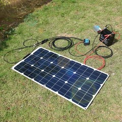 2PCS 300W Flexible Solar Panel 18V Mono Home RV Rooftop Camping Off-Grid Power