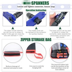 Solar Crimping Tools Includes Solar Panel Connectors, Solar Cable Connectors,…