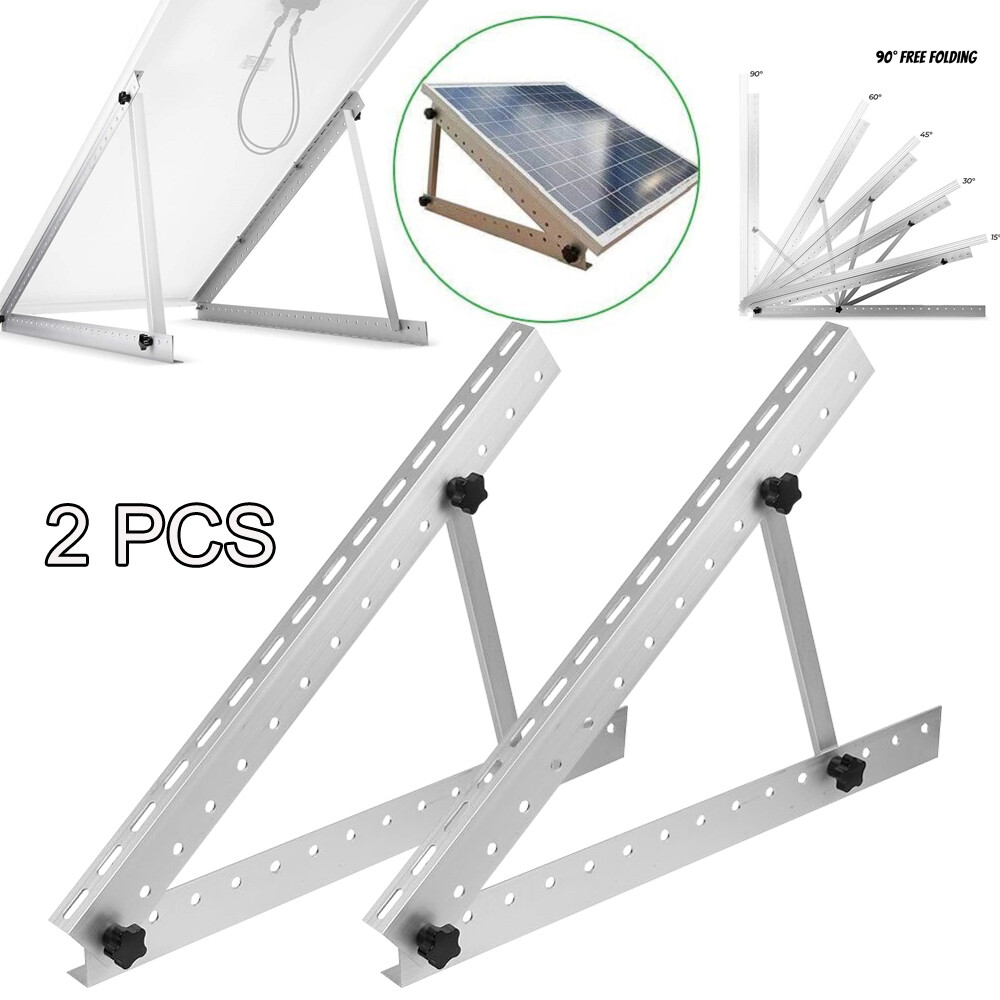 Adjustable Solar Panel Tilt Mount Brackets Kit Foldable Solar Panel Mounting Set