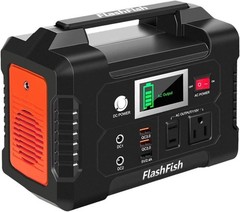 40800mAh Solar Generator With 110V AC Outlet/2 DC Ports/3 USB Ports