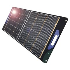 100W Portable Foldable Solar Panel – Shade Stopper Technology, ETFE, USB-A &