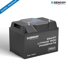 Renogy 12V 100Ah Battery Bluetooth Self-Heating LiFePO4 Excellent – Refurbished