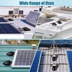 2 Pack Solar Cable Entry Gland, Weather Resistant Solar Gland, Dual Cable Ent…