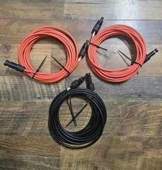 BougeRV 20 Feet 12AWG Solar Extension Cable with Female and Male Connector