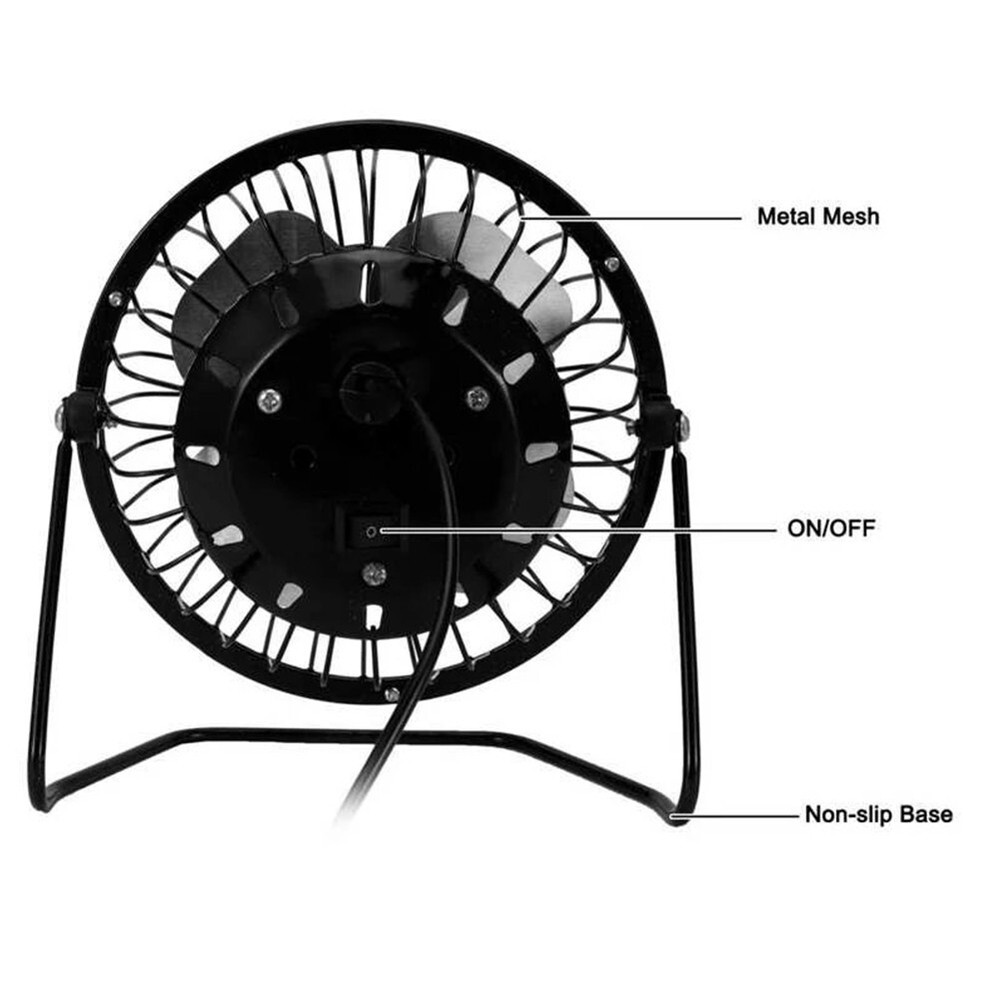 Portable 4 Inch Solar Powered Fan Greenhouse Suitable Energy Efficient