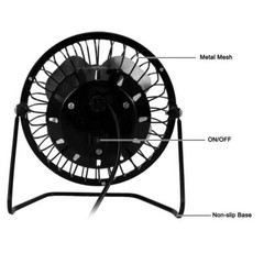 Portable 4 Inch Solar Powered Fan Greenhouse Suitable Energy Efficient