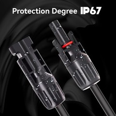 1 Pair Solar Y Branch Connectors – Parallel Adapter with Waterproof Rating