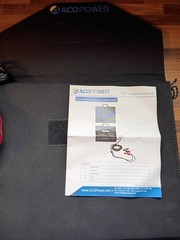 ACO 50W Foldable Solar Panel Kit W/ 5A Charge Controller for RV, Boats, Camping