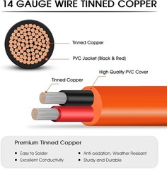 Solar Panel Extension Cable Compatible With Jackery Solar Panel Connector 35 Ft