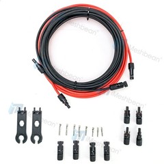 10 AWG 40 FT Solar Panel Extension Cable w/ Female / Male Connectors & Spanners